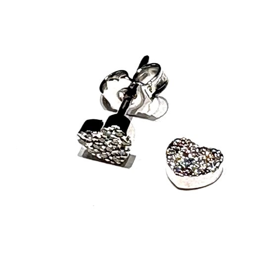 Orecchini Bolzoni Donna Lettere e simboli in Oro bianco Diamante 0.10 Ct BO0355-8-OB - BO0355-8-OB
